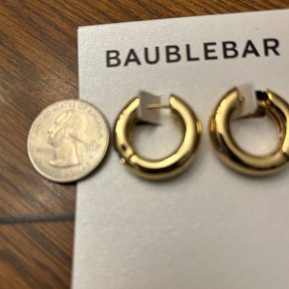 Baublebar Gold Hoops - Picture 4 of 4